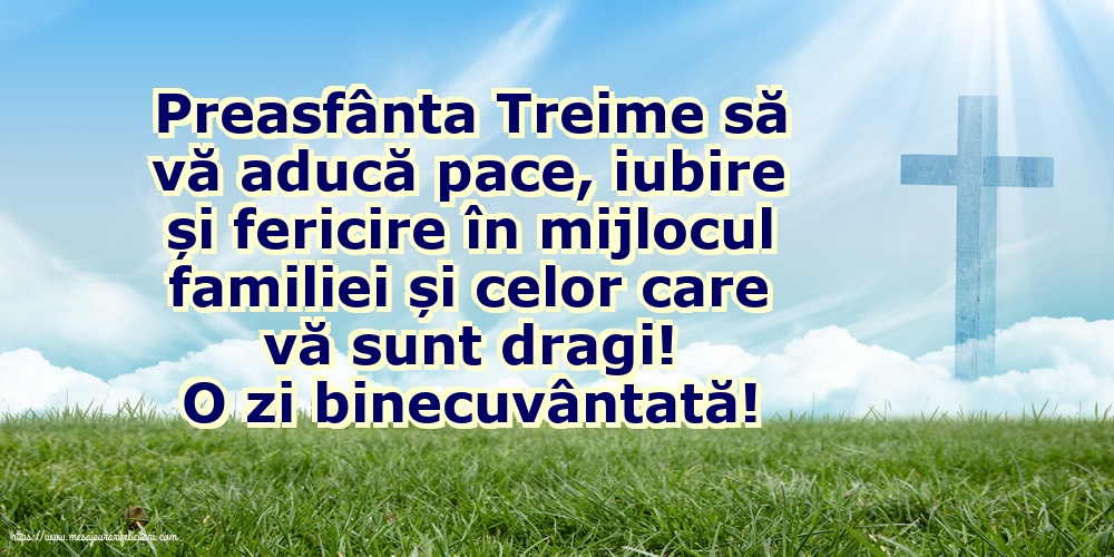 O zi binecuvântată!