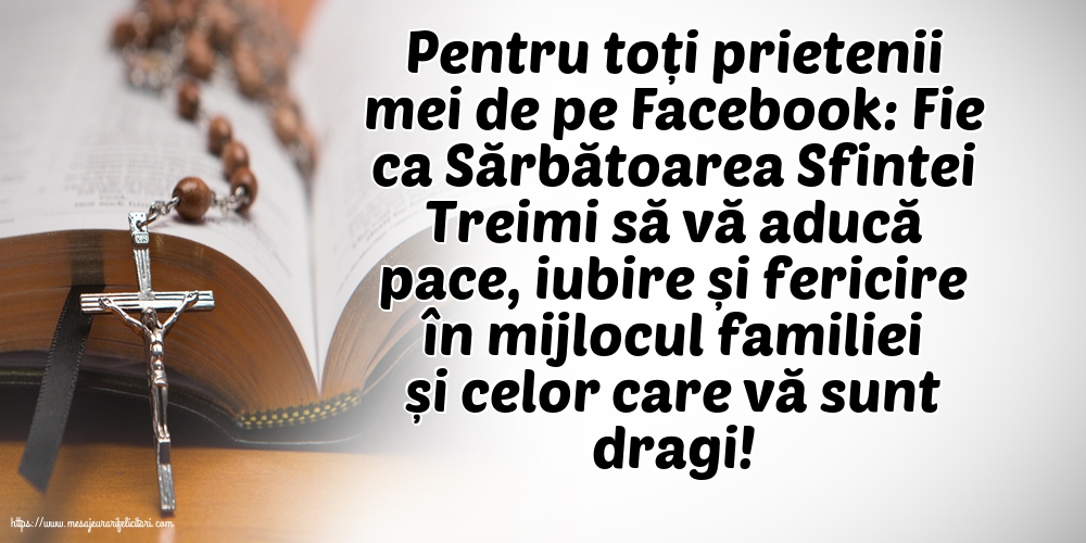 Pentru toți prietenii mei de pe Facebook