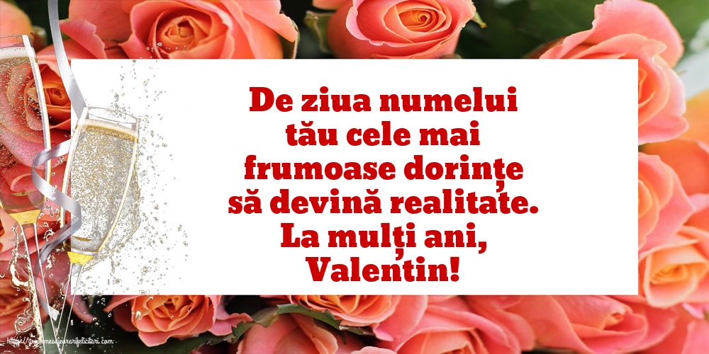 Sfantul Valentin La mulți ani, Valentin!