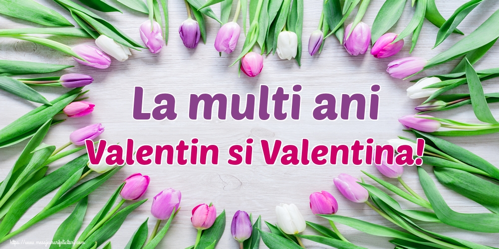 La multi ani Valentin si Valentina!