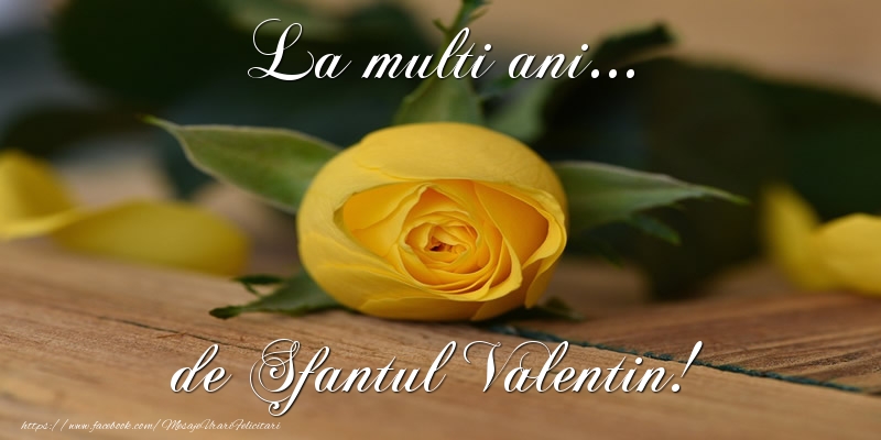 Felicitari de Sfantul Valentin - La multi ani... de Sfantul Valentin! - mesajeurarifelicitari.com