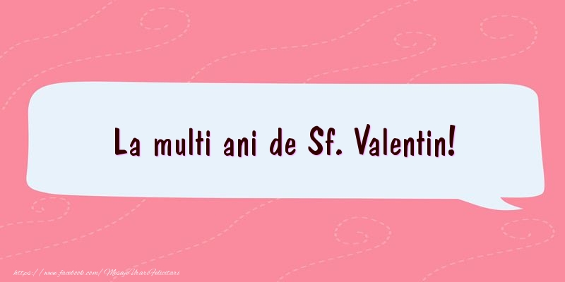 La multi ani de Sf. Valentin!