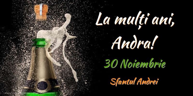 Felicitari de Sfantul Andrei - La multi ani, Andra! 30 Noiembrie Sfantul Andrei - mesajeurarifelicitari.com