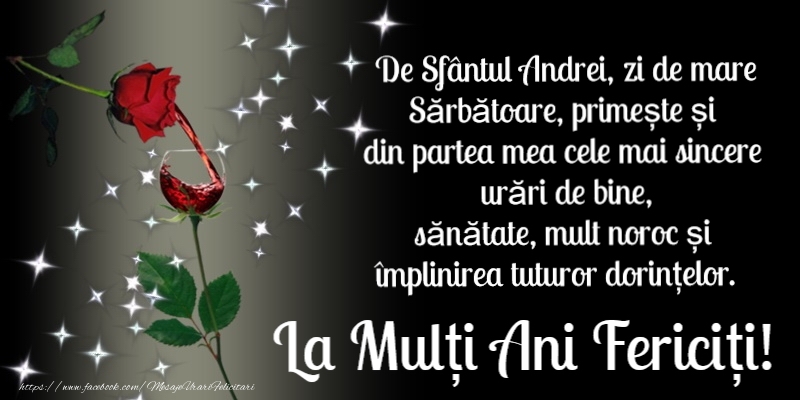 La multi ani de Sfantul Andrei!
