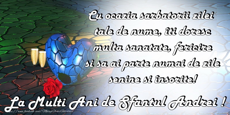 La multi ani de Sfantul Andrei!