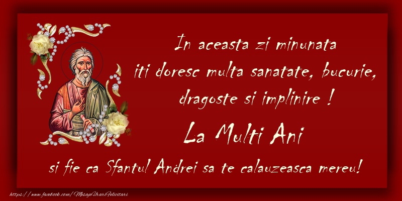 La multi ani de Sfantul Andrei!