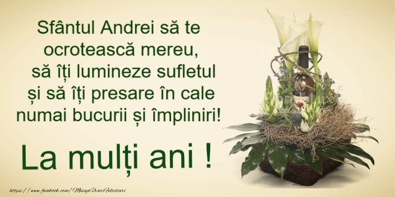La multi ani de Sfantul Andrei!