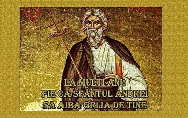 Felicitari de Sfantul Andrei - La multi ani Fie ca Sfantul Andrei sa aiba grija de tine - mesajeurarifelicitari.com