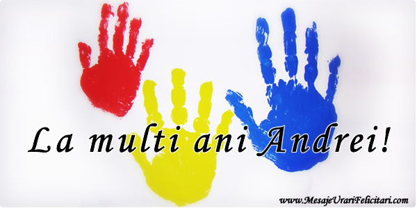 La multi ani Andrei!