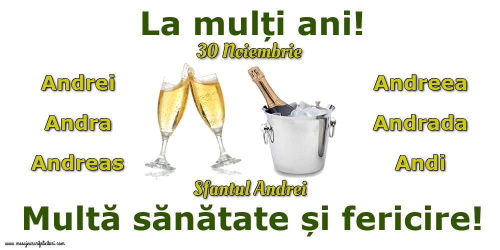 30 Noiembrie - Sfantul Andrei