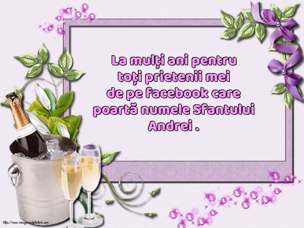 La mulți ani pentru toți prietenii mei de pe facebook