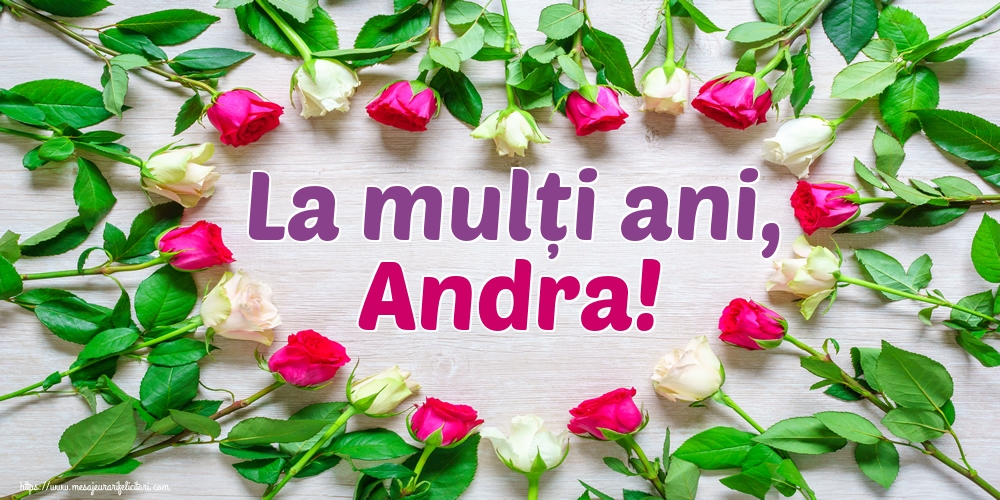 La mulți ani, Andra!