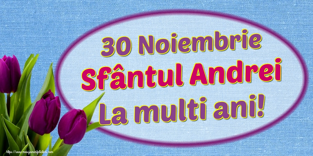 30 Noiembrie Sfântul Andrei La multi ani!