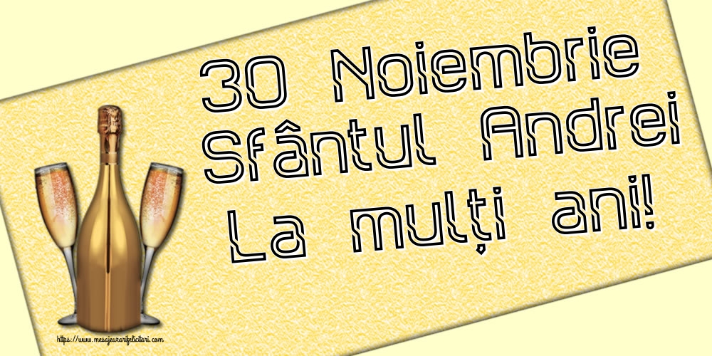 30 Noiembrie Sfântul Andrei La mulți ani!