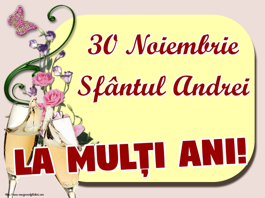 30 Noiembrie Sfântul Andrei La mulți ani!