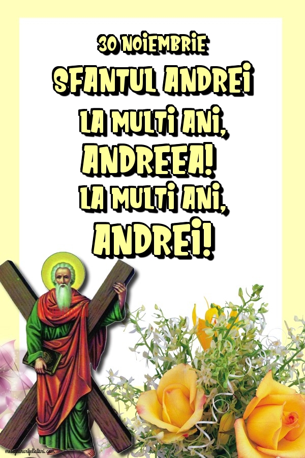 Felicitari de Sfantul Andrei - Sfantul Andrei