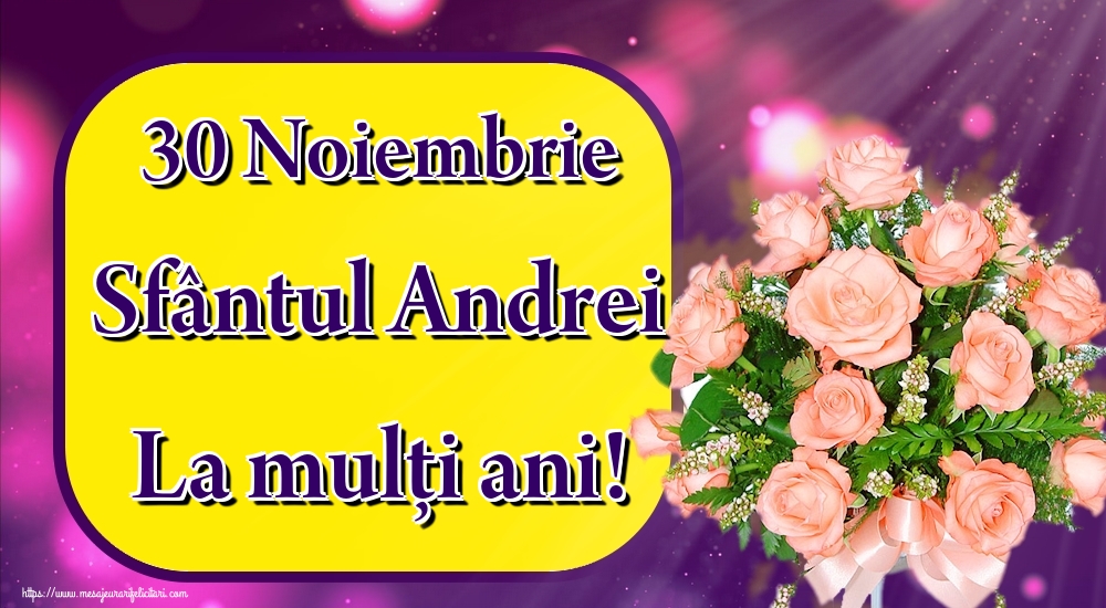 30 Noiembrie Sfântul Andrei La mulți ani!