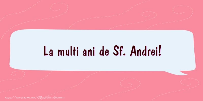 La multi ani de Sf. Andrei!