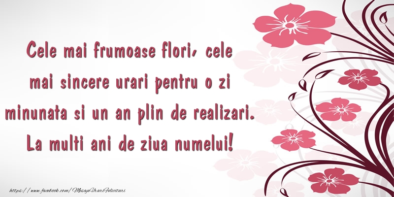 La multi ani de ziua numelui!