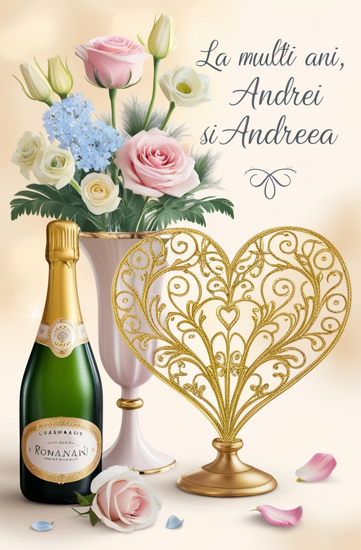 La multi ani, Andrei si Andreea!