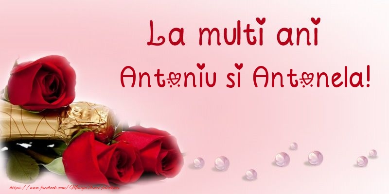 La multi ani Antoniu si Antonela!