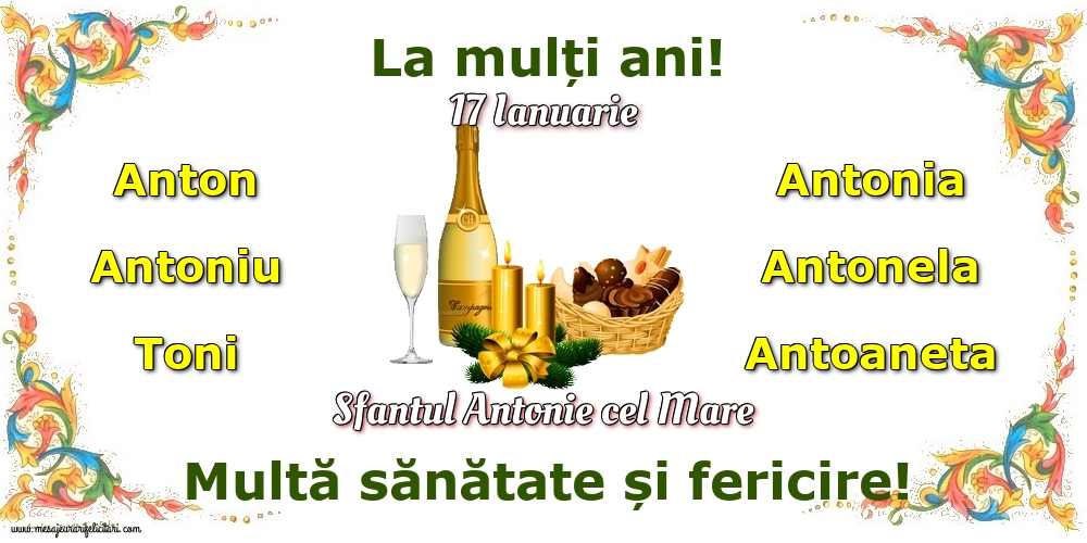 17 Ianuarie - Sfantul Antonie cel Mare