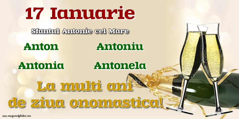 17 Ianuarie - Sfantul Antonie cel Mare