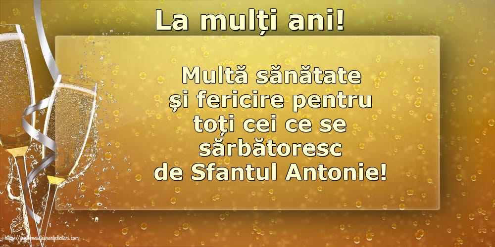 Sfantul Antonie cel Mare La mulți ani!