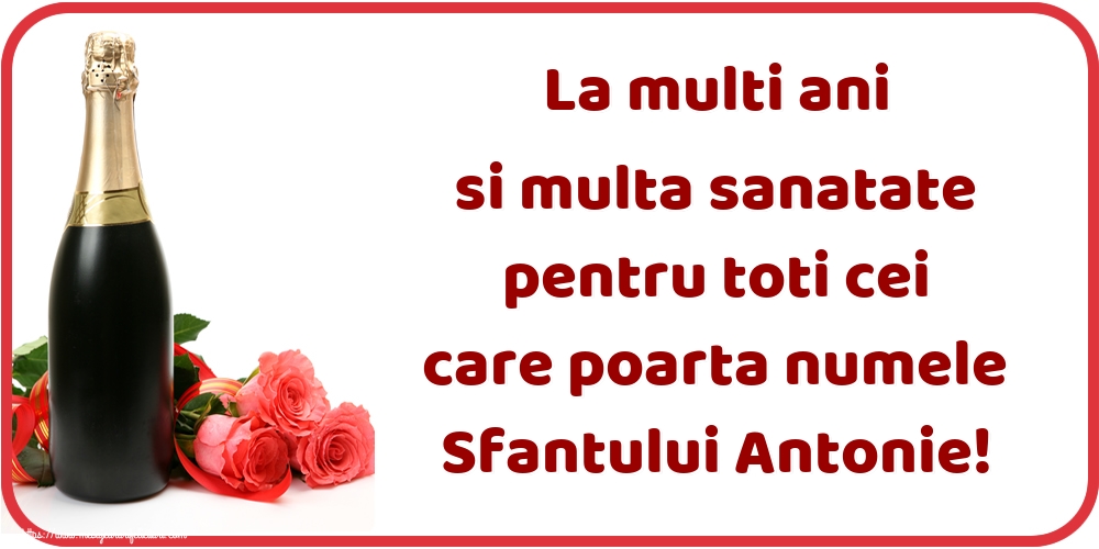Sfantul Antonie cel Mare La multi ani si multa sanatate pentru toti cei care poarta numele Sfantului Antonie!