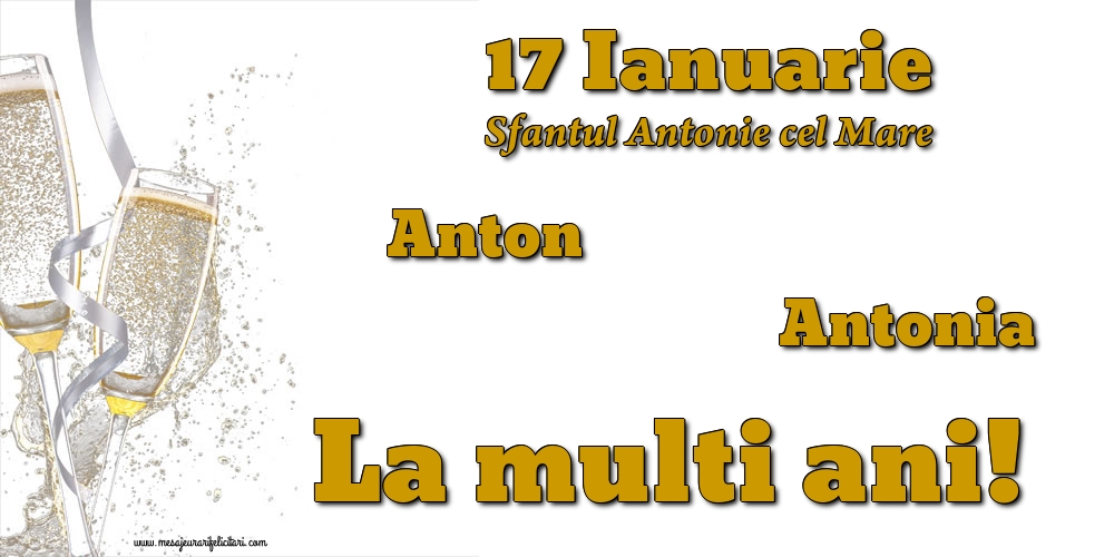 Sfantul Antonie cel Mare 17 Ianuarie - Sfantul Antonie cel Mare
