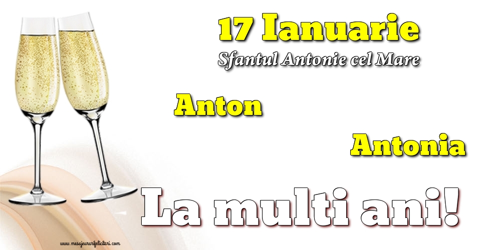 Sfantul Antonie cel Mare 17 Ianuarie - Sfantul Antonie cel Mare