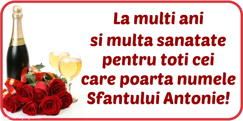 Sfantul Antonie cel Mare La multi ani si multa sanatate pentru toti cei care poarta numele Sfantului Antonie!