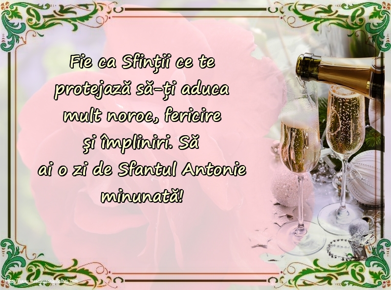 Să ai o zi de Sfantul Antonie minunată!