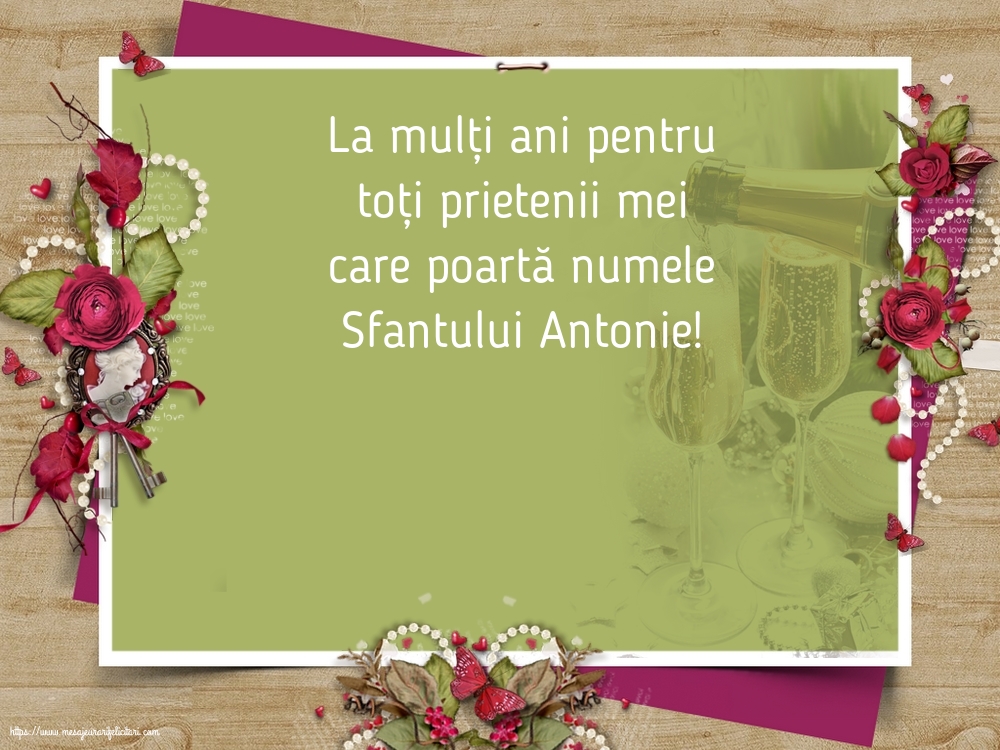 Felicitari de Sfantul Antonie cel Mare - La mulți ani de Sfantul Antonie! - mesajeurarifelicitari.com