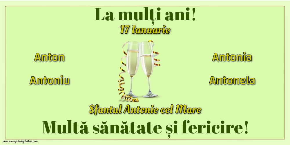 17 Ianuarie - Sfantul Antonie cel Mare