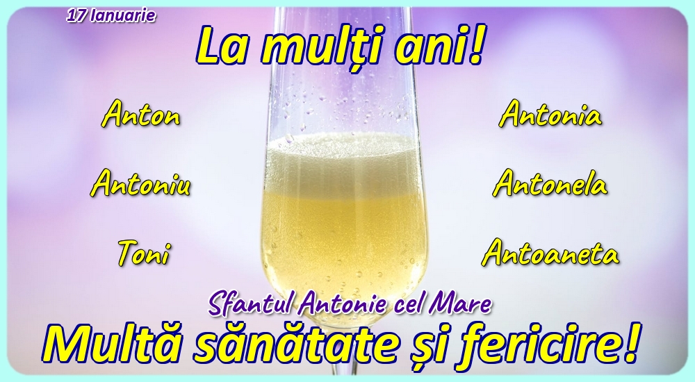 Sfantul Antonie cel Mare 17 Ianuarie - Sfantul Antonie cel Mare