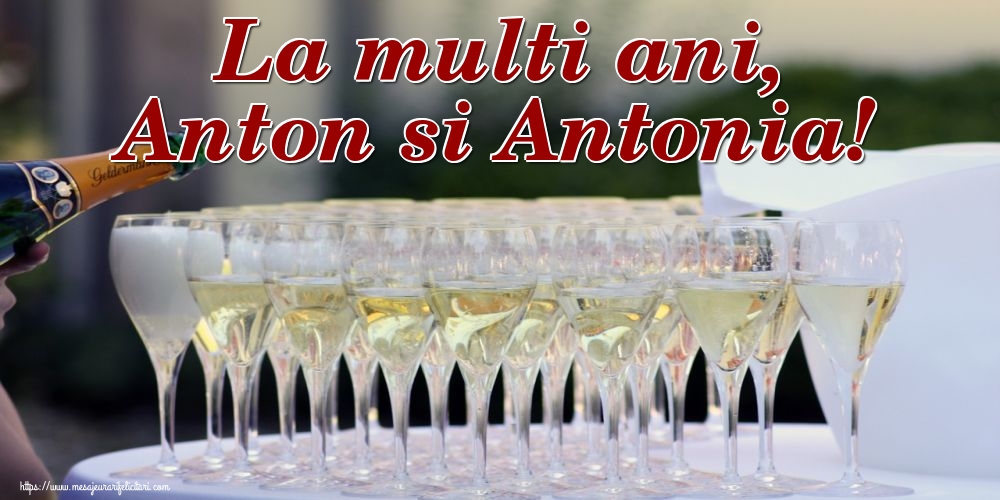 Sfantul Antonie cel Mare La multi ani, Anton si Antonia!
