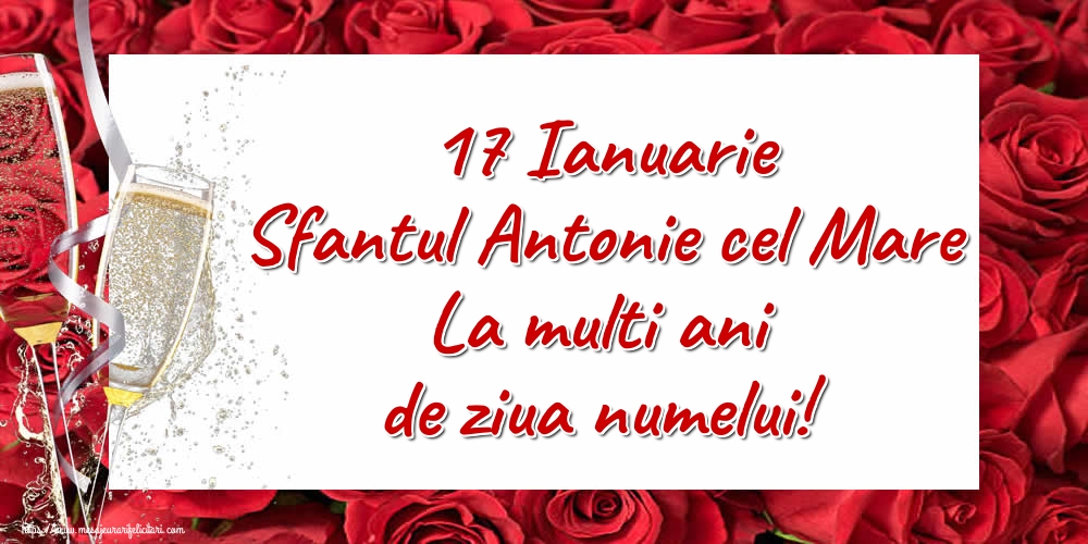 17 Ianuarie Sfantul Antonie cel Mare La multi ani de ziua numelui!