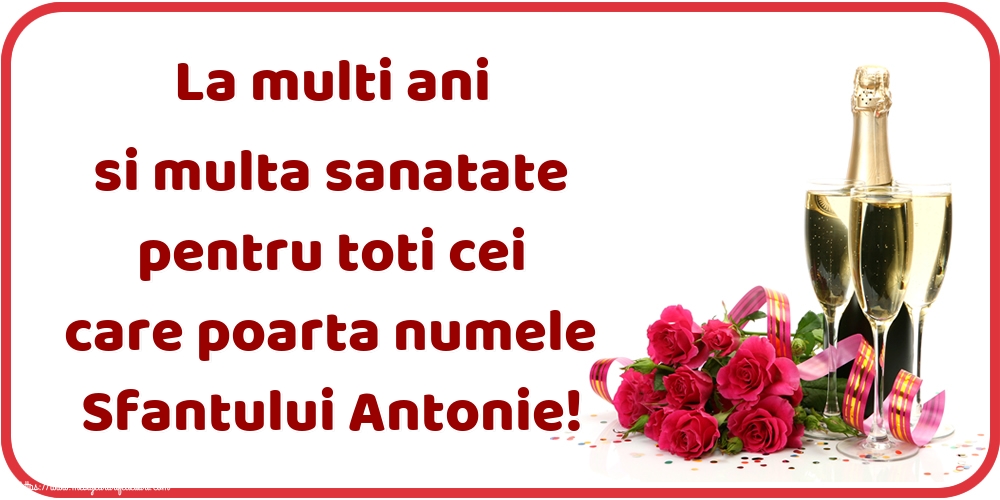Felicitari de Sfantul Antonie cel Mare - La multi ani si multa sanatate pentru toti cei care poarta numele Sfantului Antonie! - mesajeurarifelicitari.com