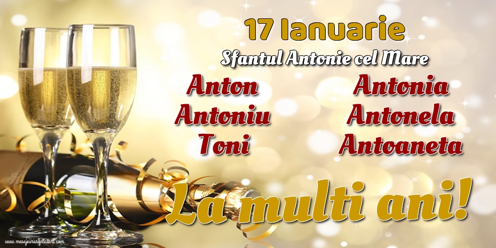 Sfantul Antonie cel Mare 17 Ianuarie - Sfantul Antonie cel Mare