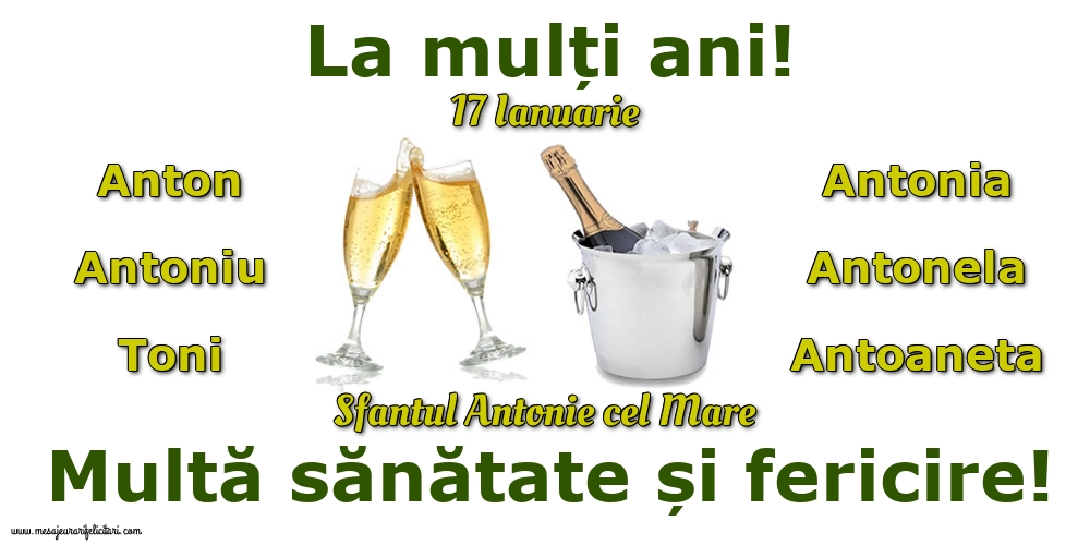 17 Ianuarie - Sfantul Antonie cel Mare
