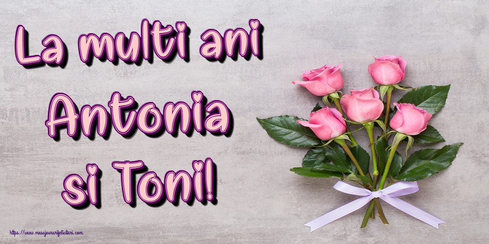 La multi ani Antonia si Toni!