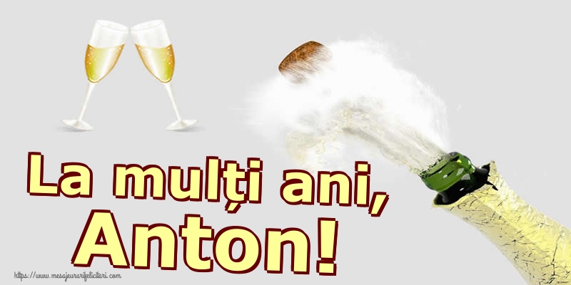 La mulți ani, Anton!