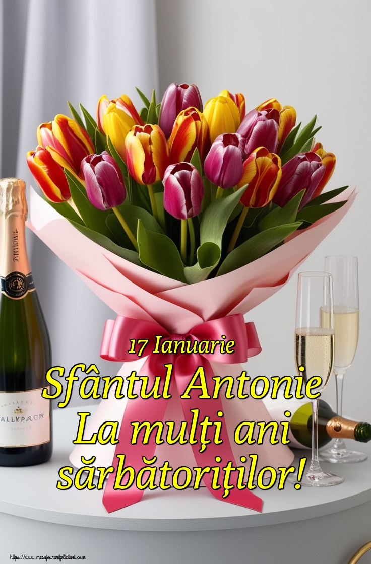 17 Ianuarie Sfântul Antonie La mulți ani sărbătoriților!