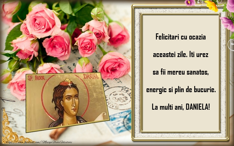 La multi ani, DANIELA!