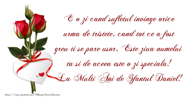 La Multi Ani de Sfantul Daniel!
