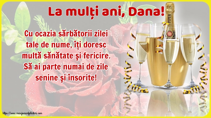 Felicitari de Sfantul Daniel - La mulți ani, Dana! - mesajeurarifelicitari.com