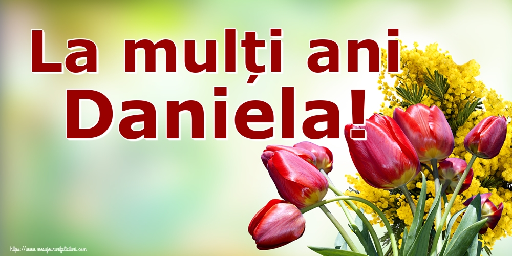La mulți ani Daniela!