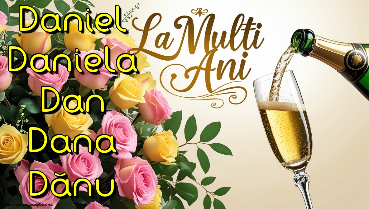 Daniel Daniela Dan Dana Dănuț
