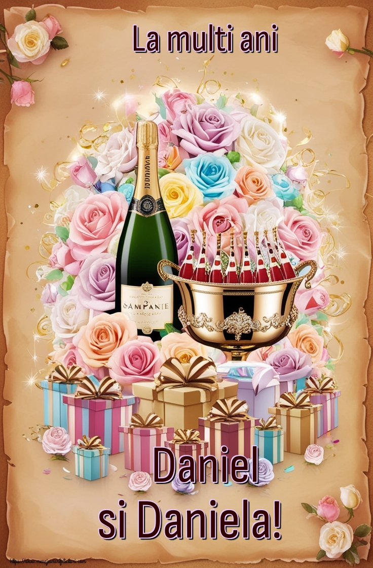 La multi ani Daniel si Daniela!